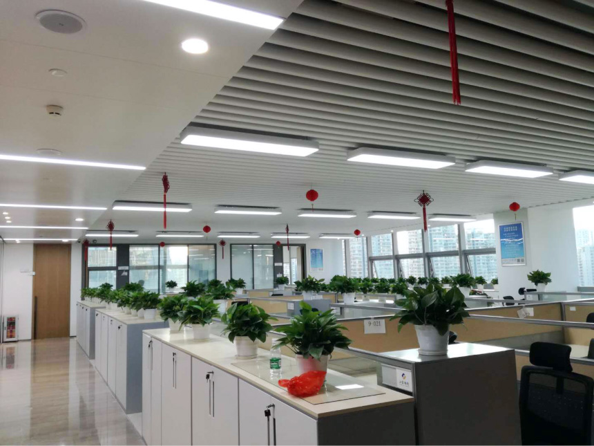 江蘇銀行-辦公照明案例01 江蘇銀行-辦公照明案例02