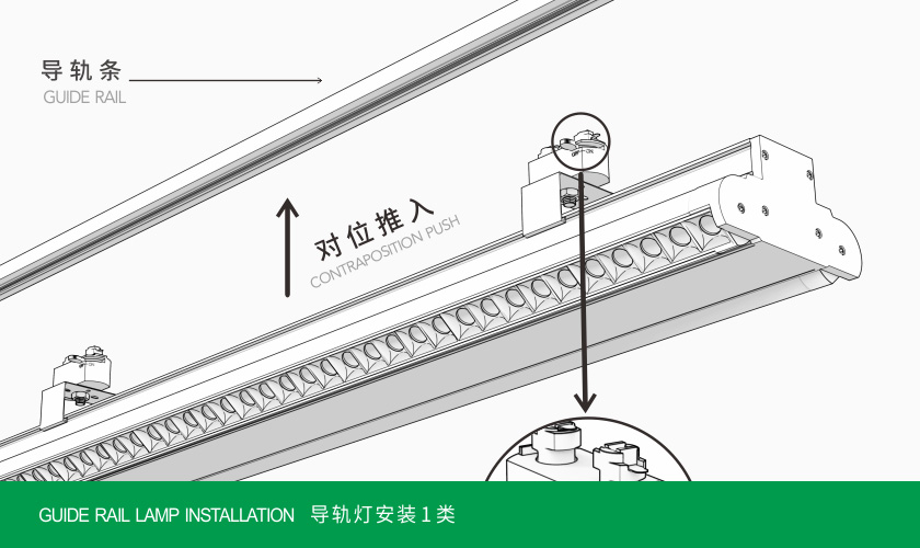 導(dǎo)軌燈安裝1類
